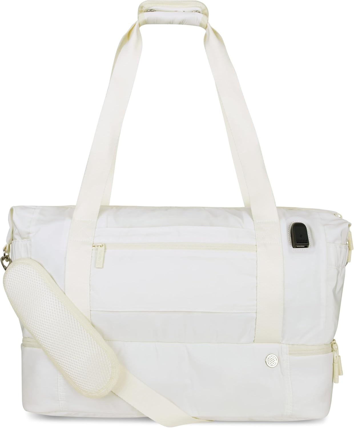 One and Only Weekender Tote Bag(Pale Ivory)