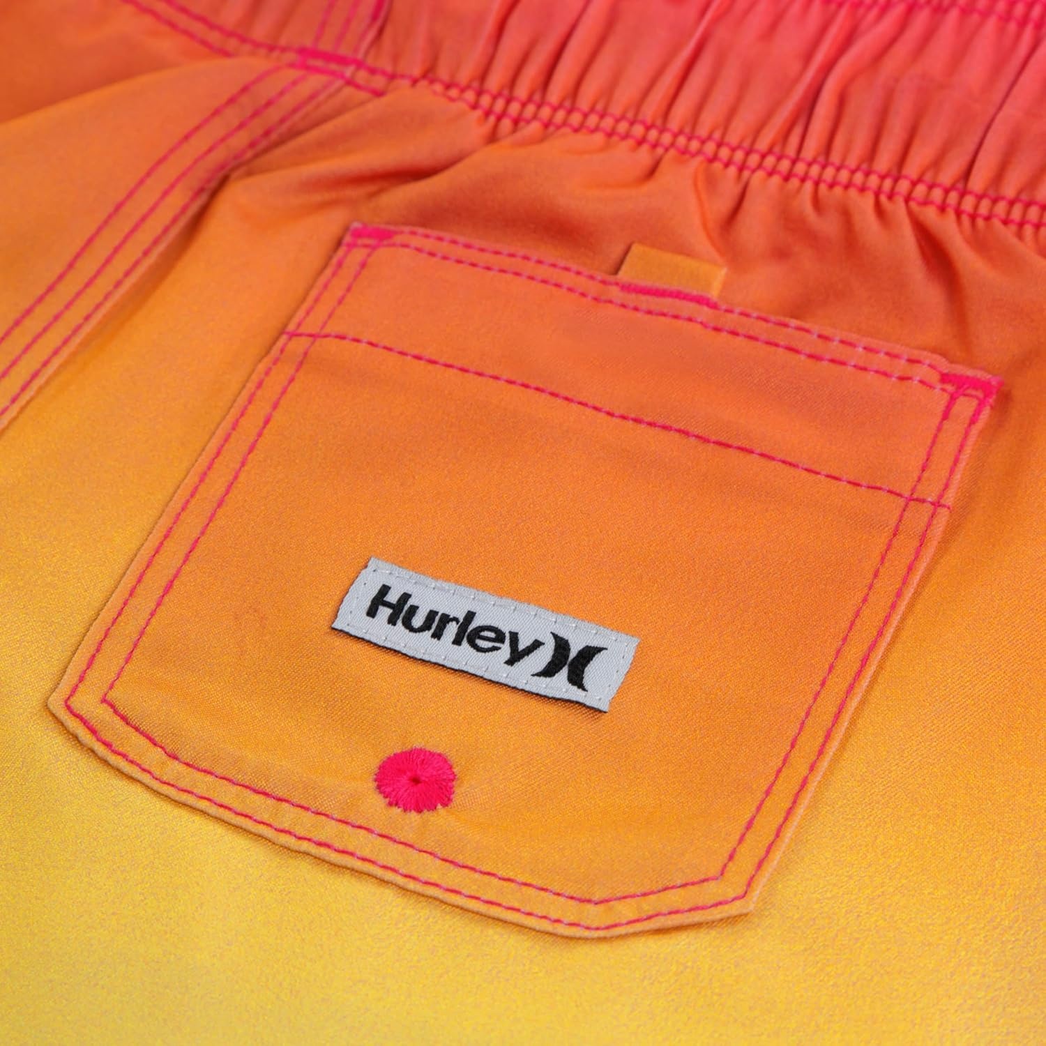 Hurley Boys’ Pull on Swim Trunks(Poppy Ombre)