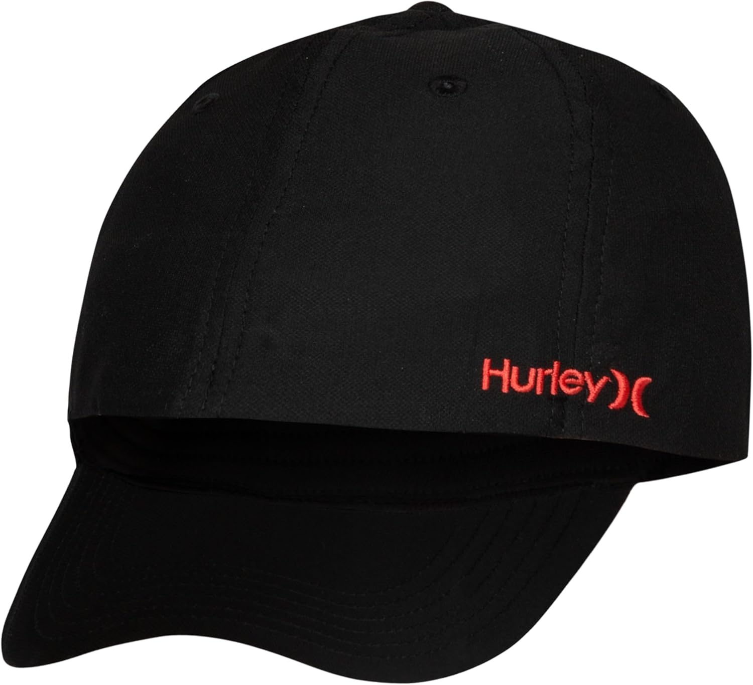 Hurley Kids’ H20-dri Baseball Hat(Black/Red)