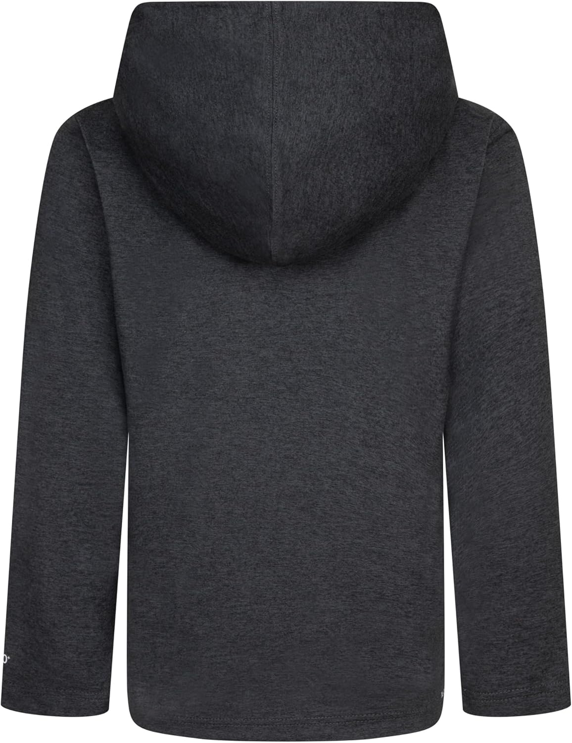 Hurley Boys’ Long Sleeve Hooded UPF 50+ Rash Guard Swim Shirt(Black Heather)