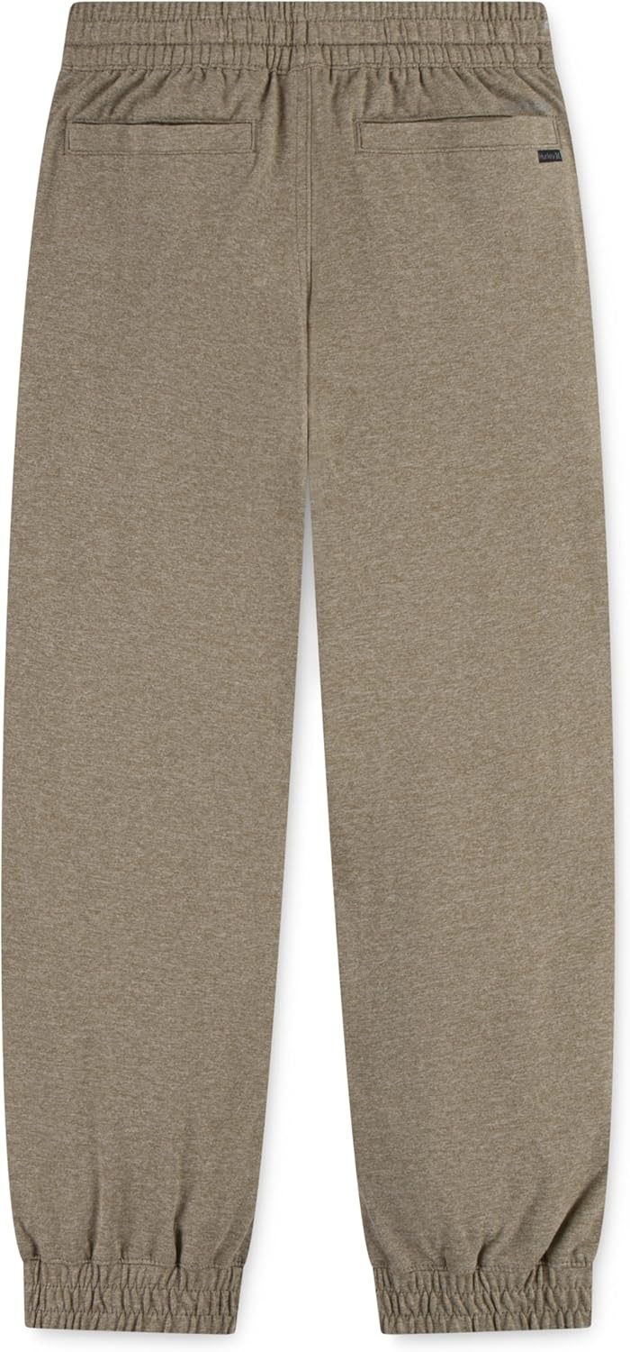 Hurley Boys’ Soft Knit Jogger Pants(Khaki Heather)