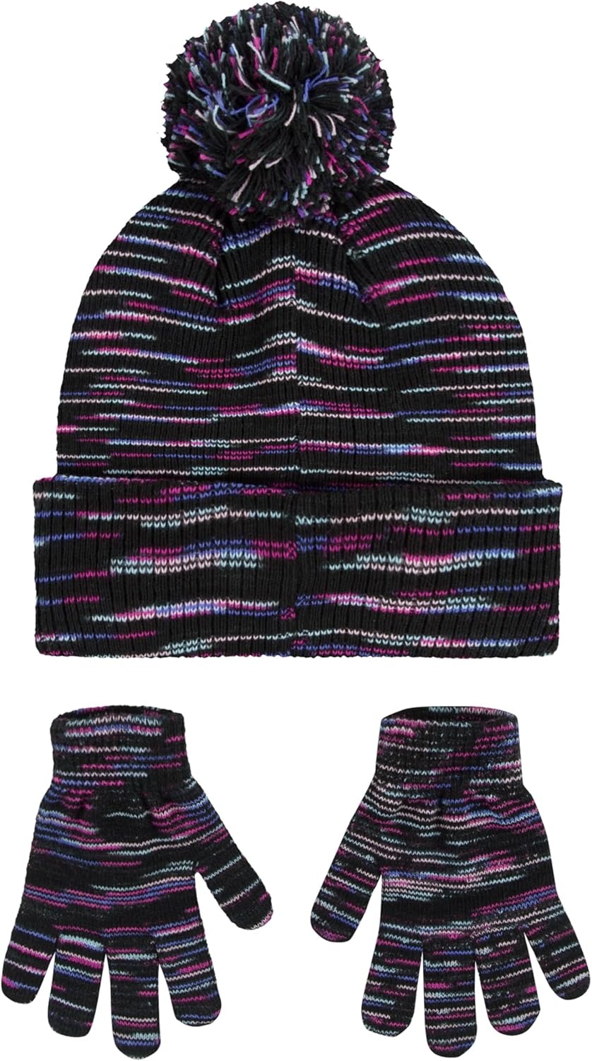 Hurley Kids’ Beanie and Glove Set(Blank Space Dye)