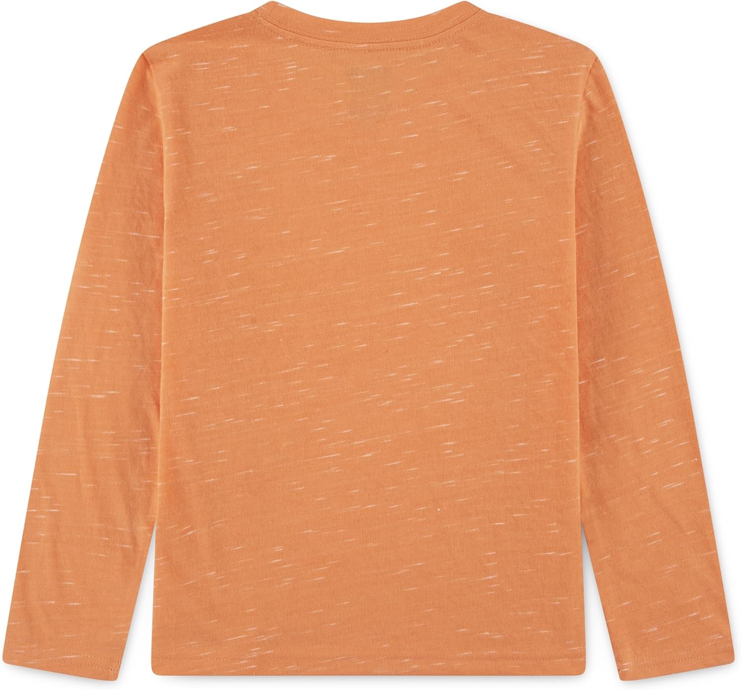 Hurley Boys’ Boys’ Long Sleeve Soft Cloud Slub T-Shirt(Orange Cream)