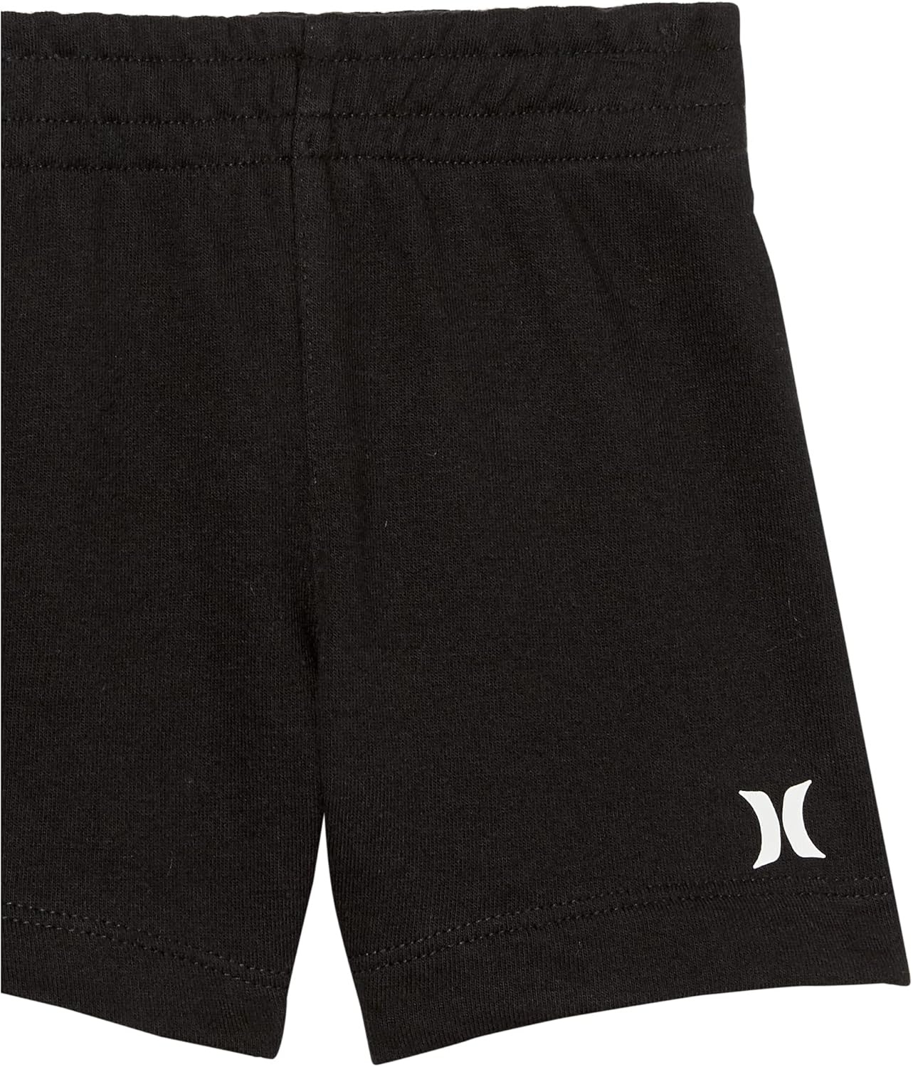 Hurley Baby and Toddler Boys’ Soft Basic Cloud Slub T-Shirt and Shorts 2-Piece Outfit Set(Carbon)