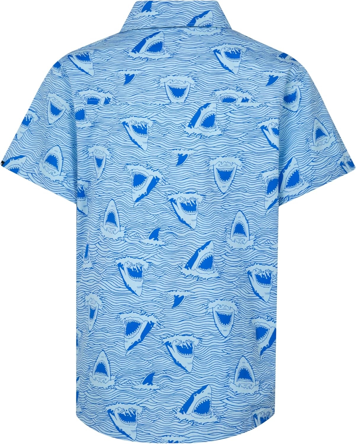 Hurley Boys’ Boys’ Woven Button Down Shirt(Blue Ice)