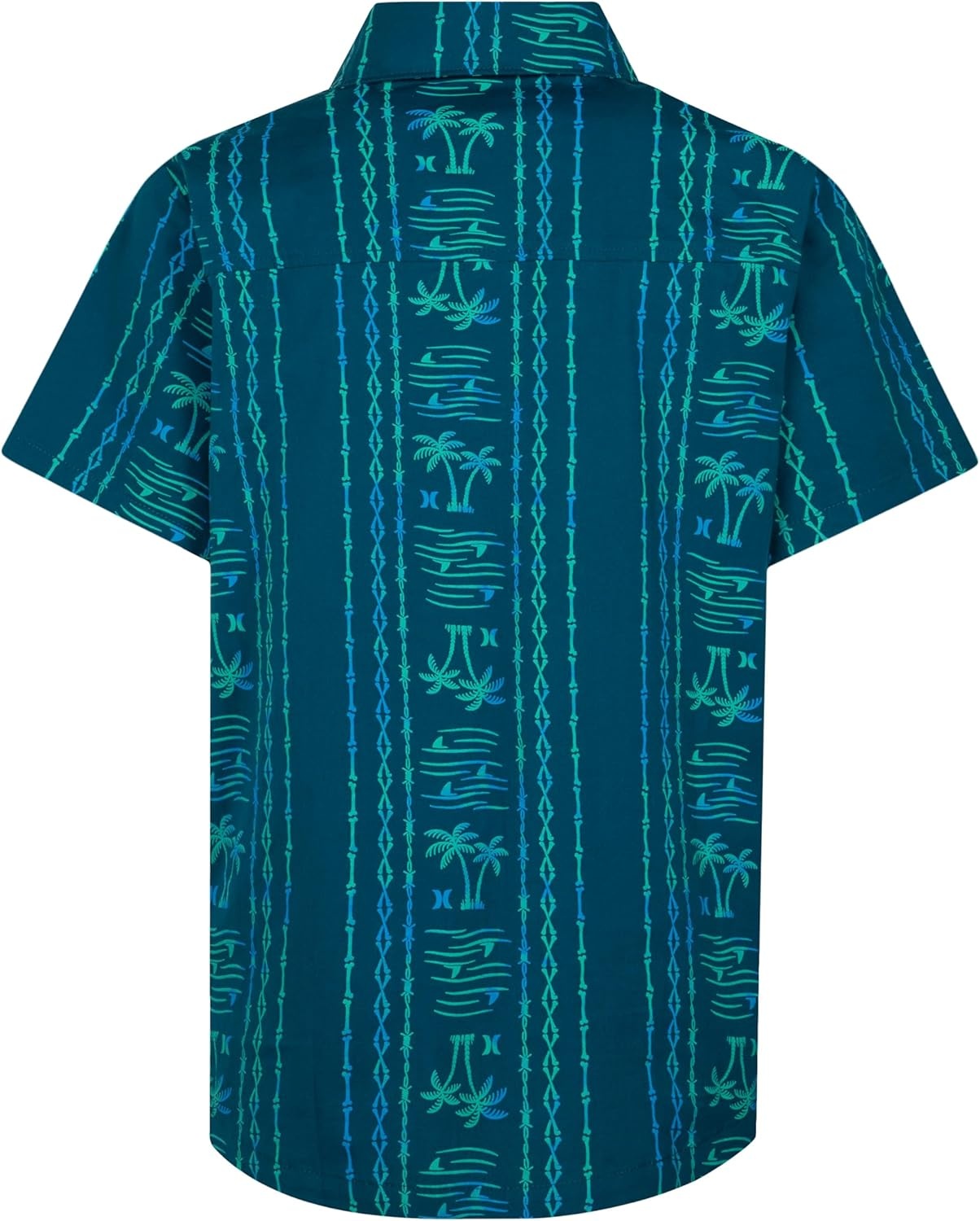 Hurley Boys’ Boys’ Woven Button Down Shirt(Midnight Blue)