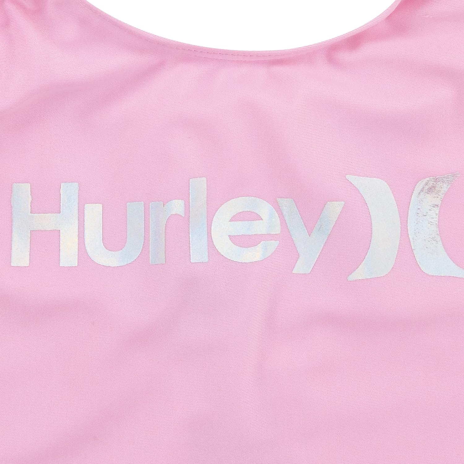 Hurley Girls’ One Piece Swimsuit(Pink)