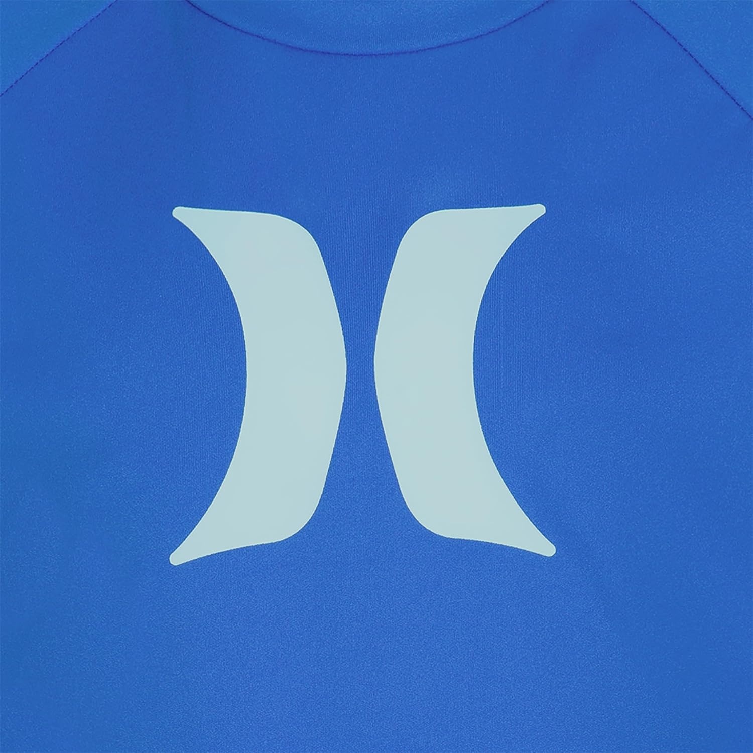 Hurley Boy’s Icon UPF 50+ Rash Guard Swim Shirt(Santiago Blue/Icon)