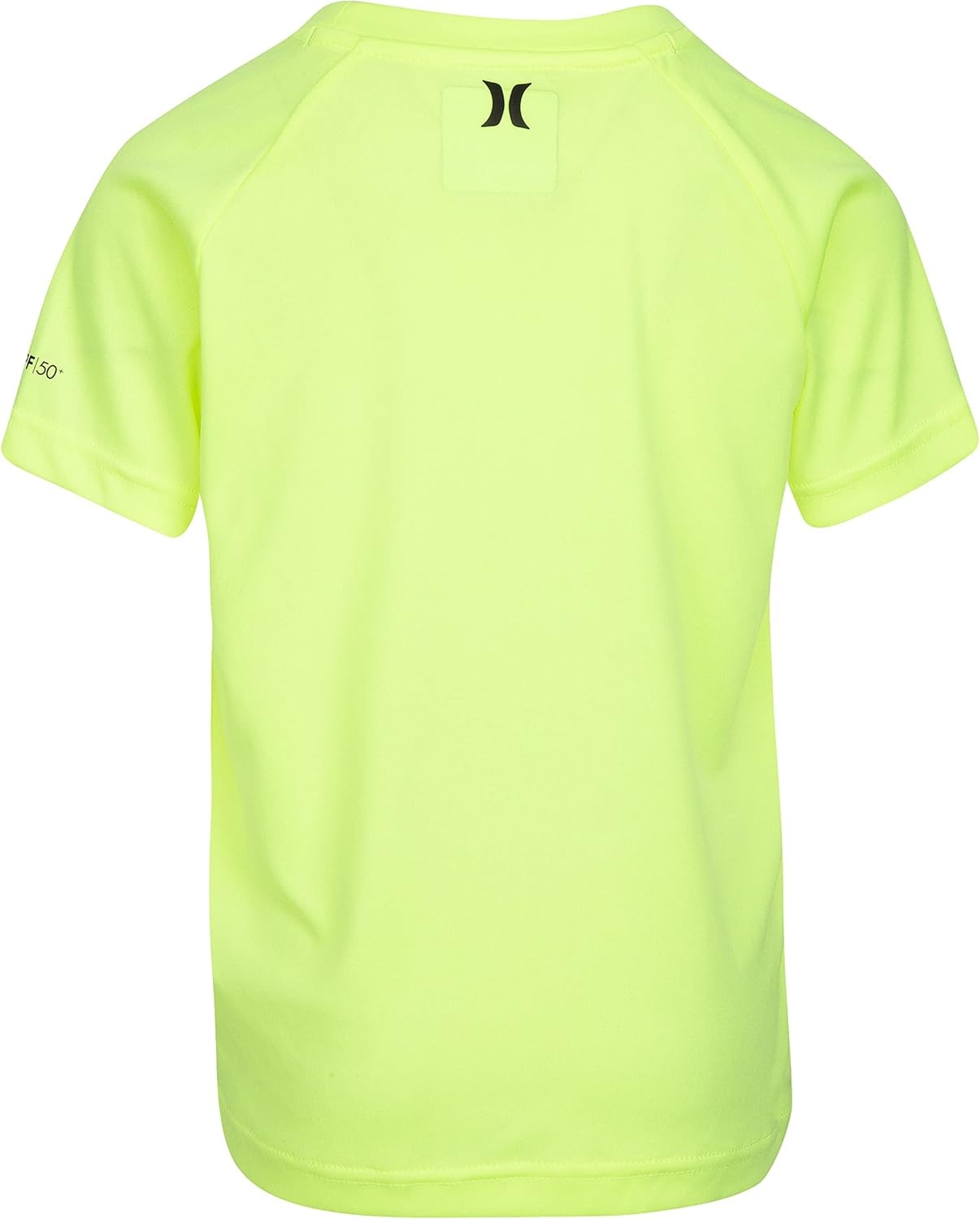 Hurley Boy’s Icon UPF 50+ Rash Guard Swim Shirt(Volt Glow)