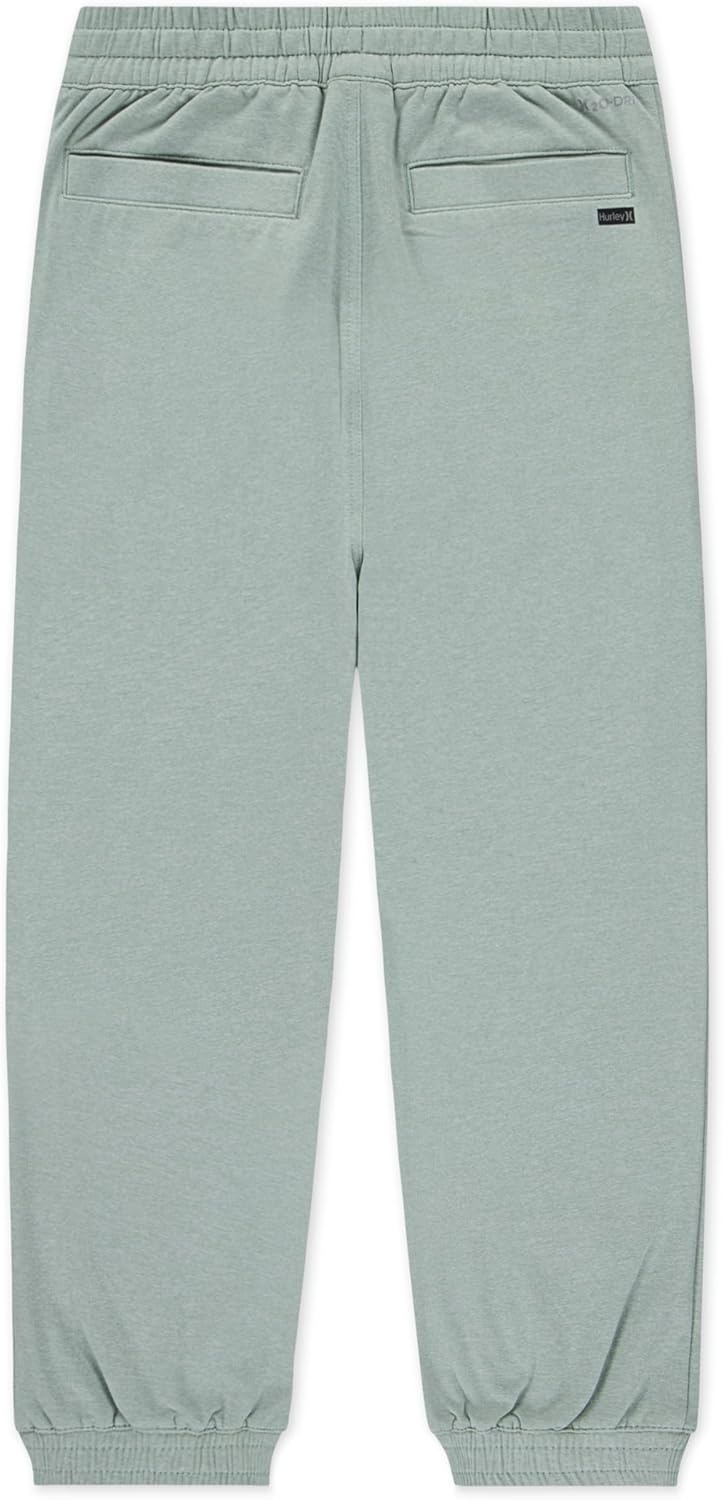 Hurley Boys’ Soft Knit Jogger Pants(Aqua Grey Heather)