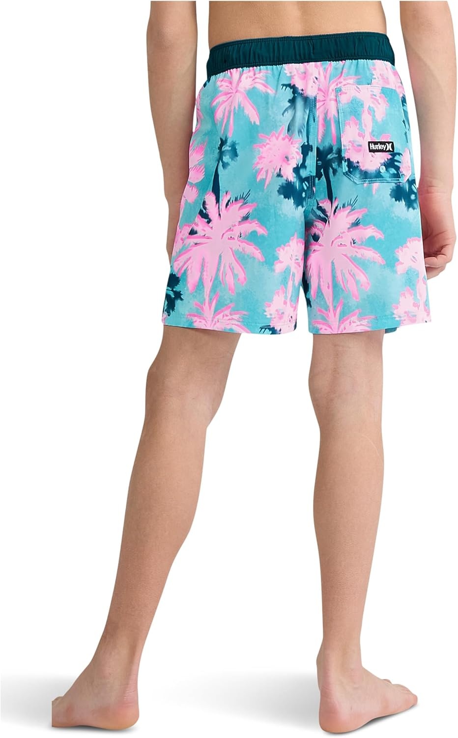 Hurley Boys’ Pull on Swim Trunks(Barracuda)
