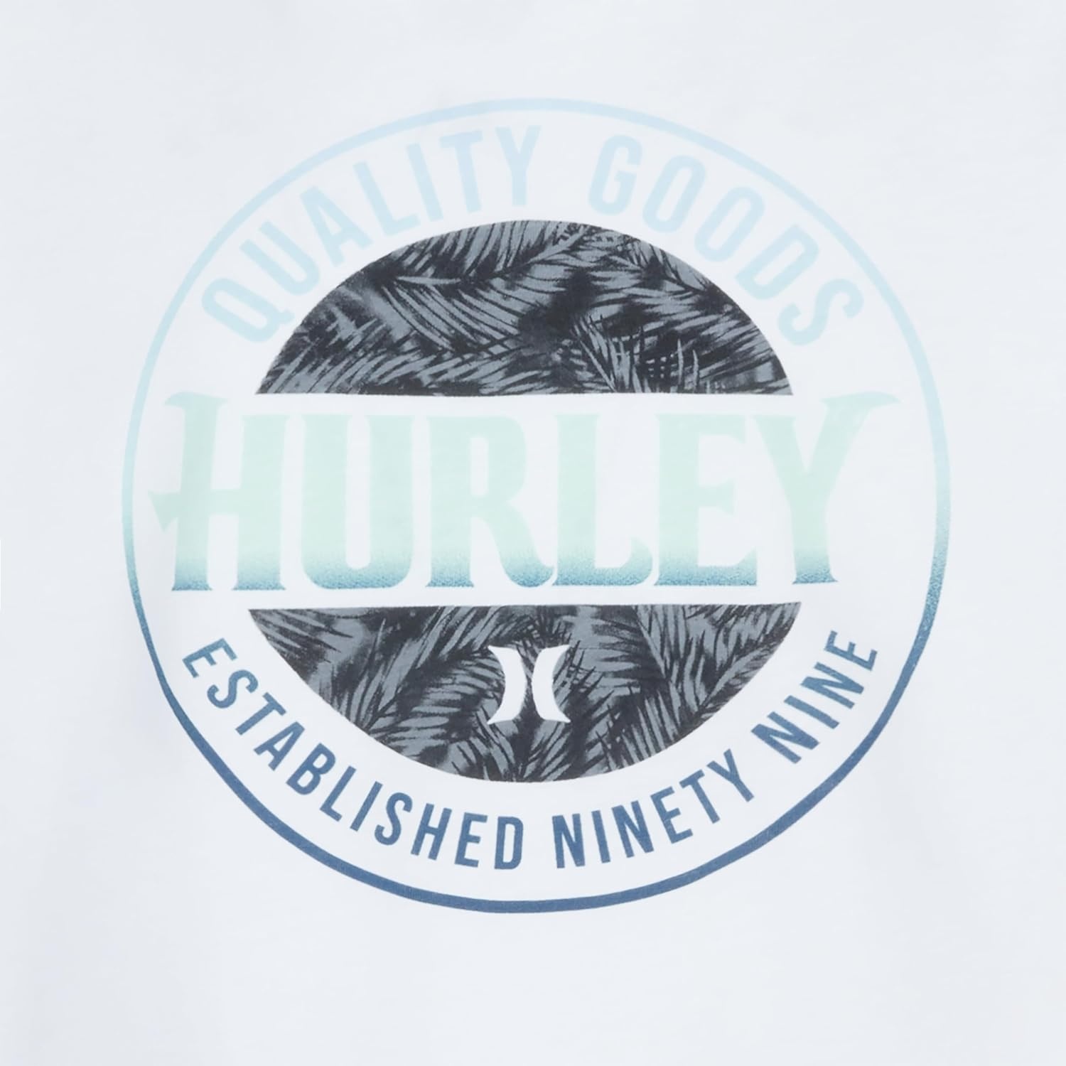 Hurley boys Long Sleeve Hooded Graphic T-shirt(Sail)