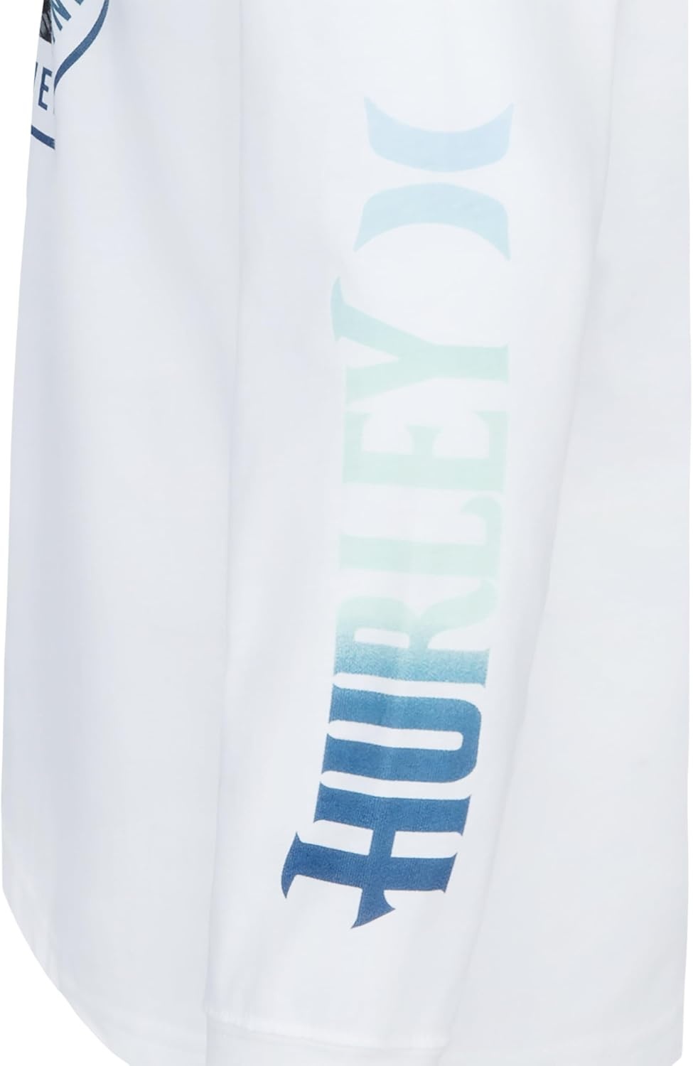 Hurley boys Long Sleeve Hooded Graphic T-shirt(Sail)
