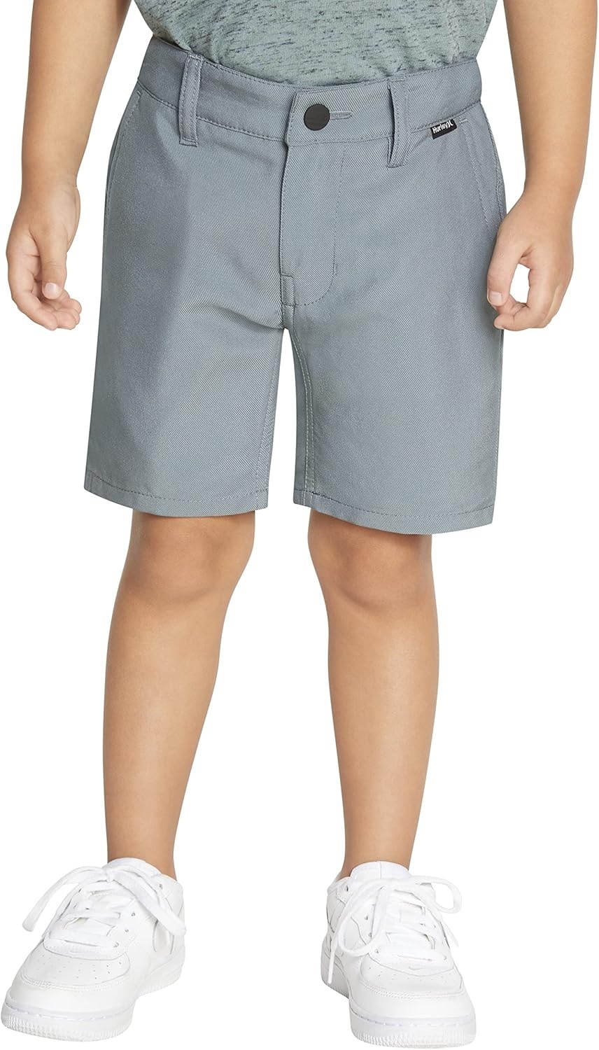 Hurley Boys’ H20-dri Walk Shorts(Cool Grey)