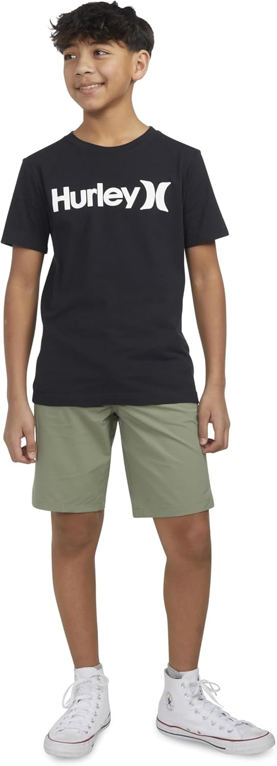 Hurley Boys’ H20-dri Walk Shorts(Spiral Sage)
