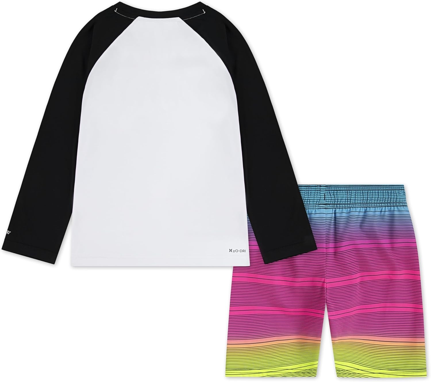 Hurley Boys’ Baby and Toddler Boys’ Swim Suit 2-piece Outfit Set(Multi)