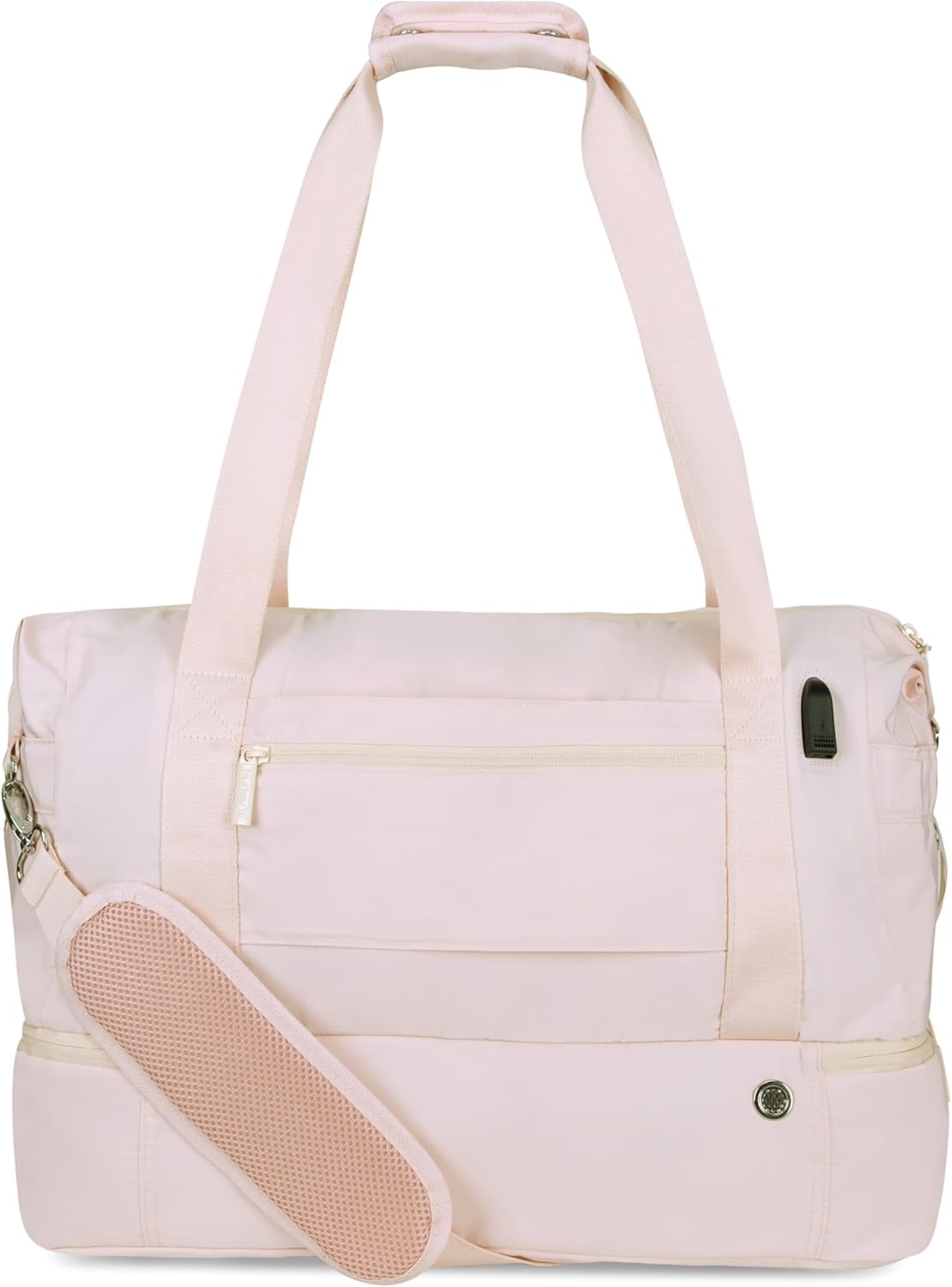 One and Only Weekender Tote Bag(Seashell Pink)
