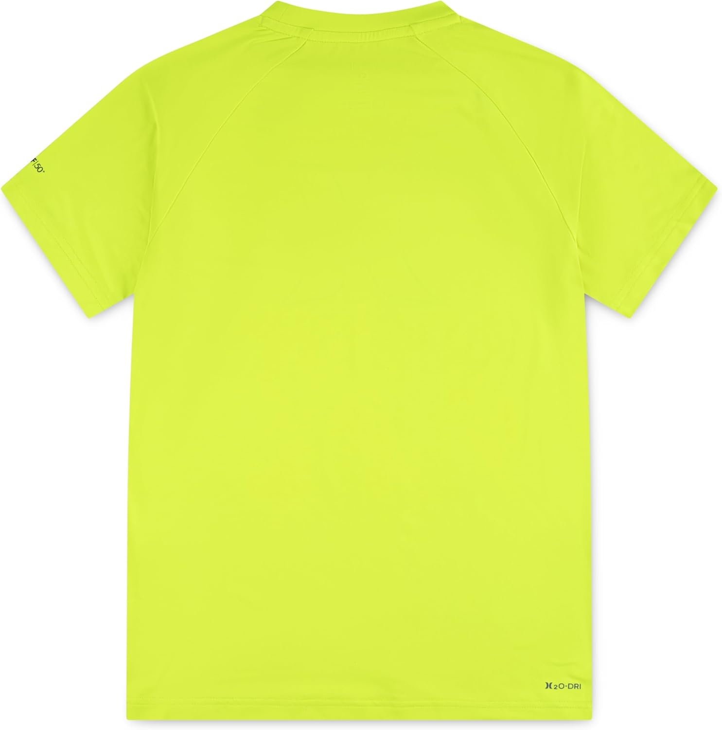 Hurley Boy’s Icon UPF 50+ Rash Guard Swim Shirt(Volt)