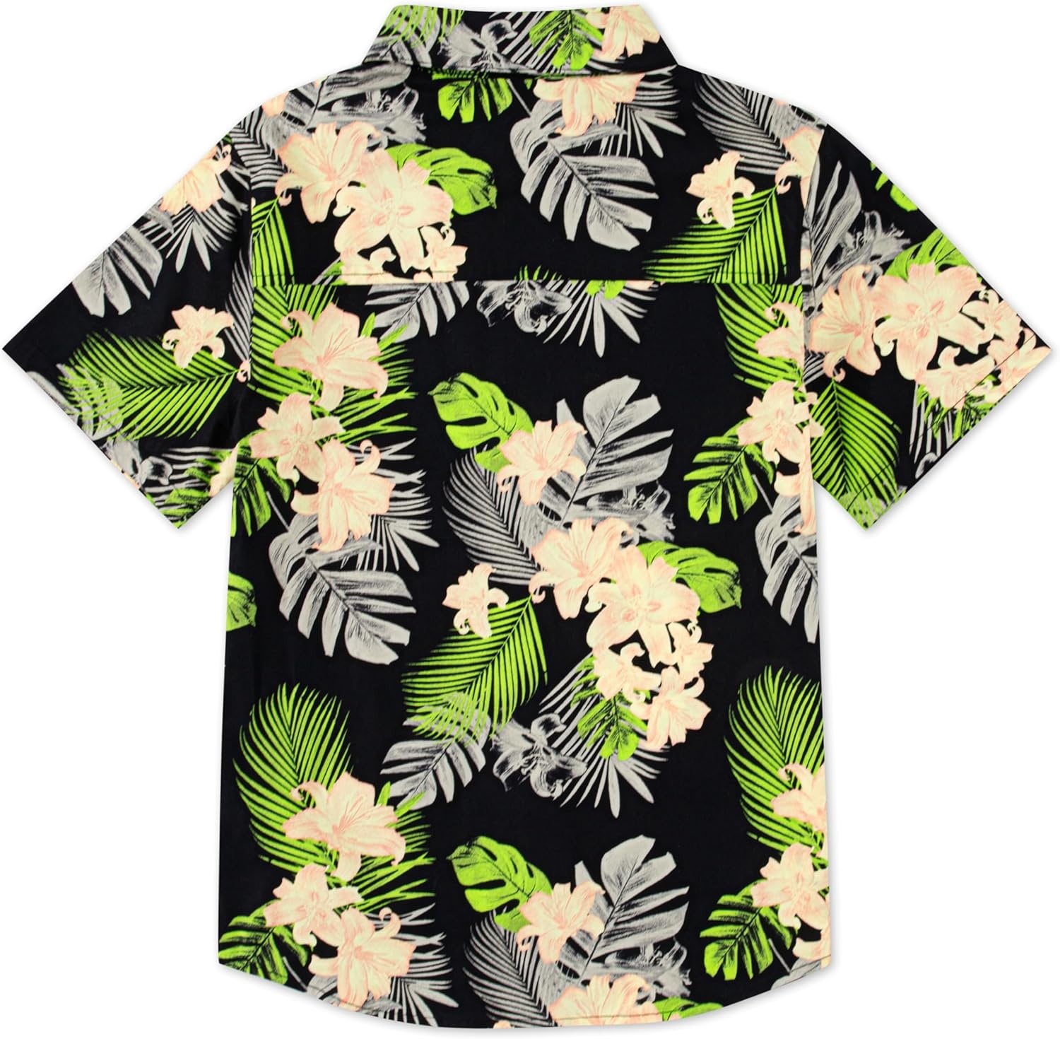 Hurley Boys’ Boys’ Woven Button Down Shirt(Black/Multi)