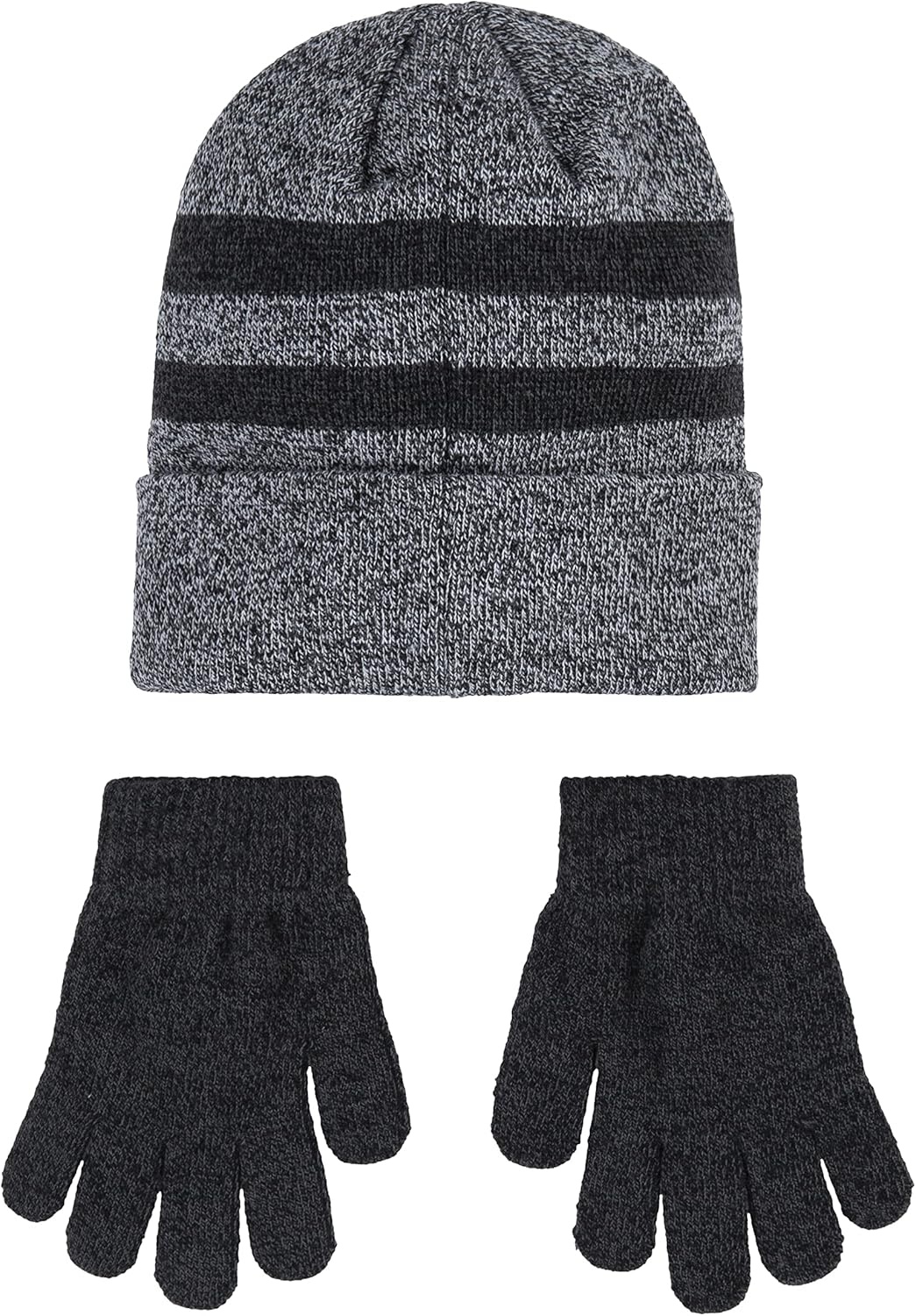Hurley Kids’ Beanie and Glove Set(White)