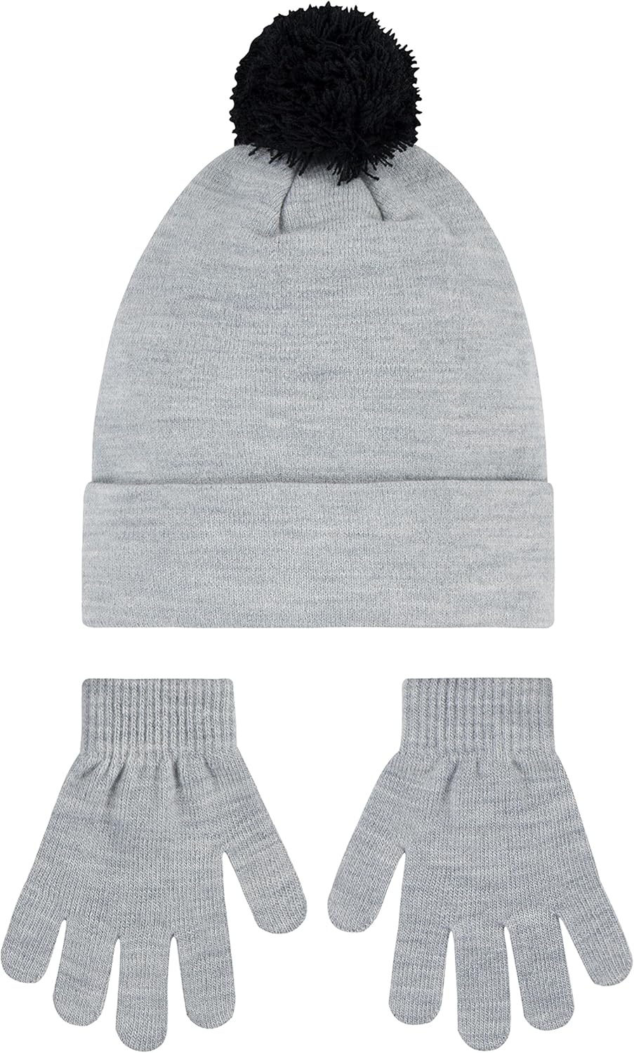 Hurley Kids’ Beanie and Glove Set(Dark Grey Heather)