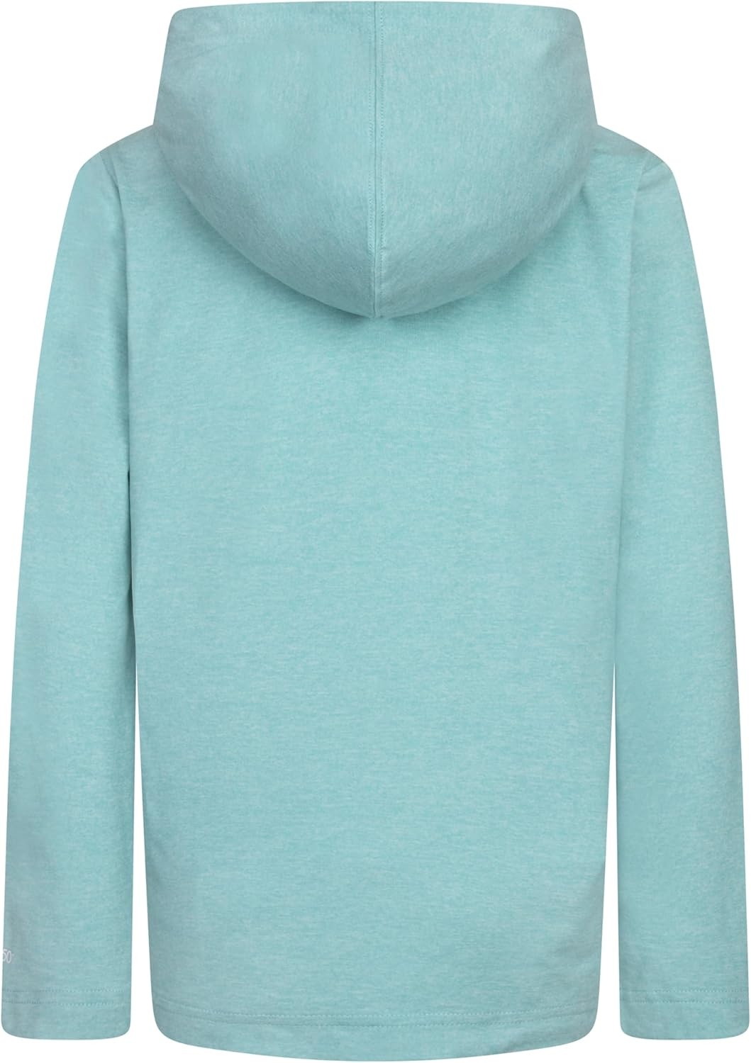Hurley Boys’ Long Sleeve Hooded UPF 50+ Rash Guard Swim Shirt(Harbor Green Heather)