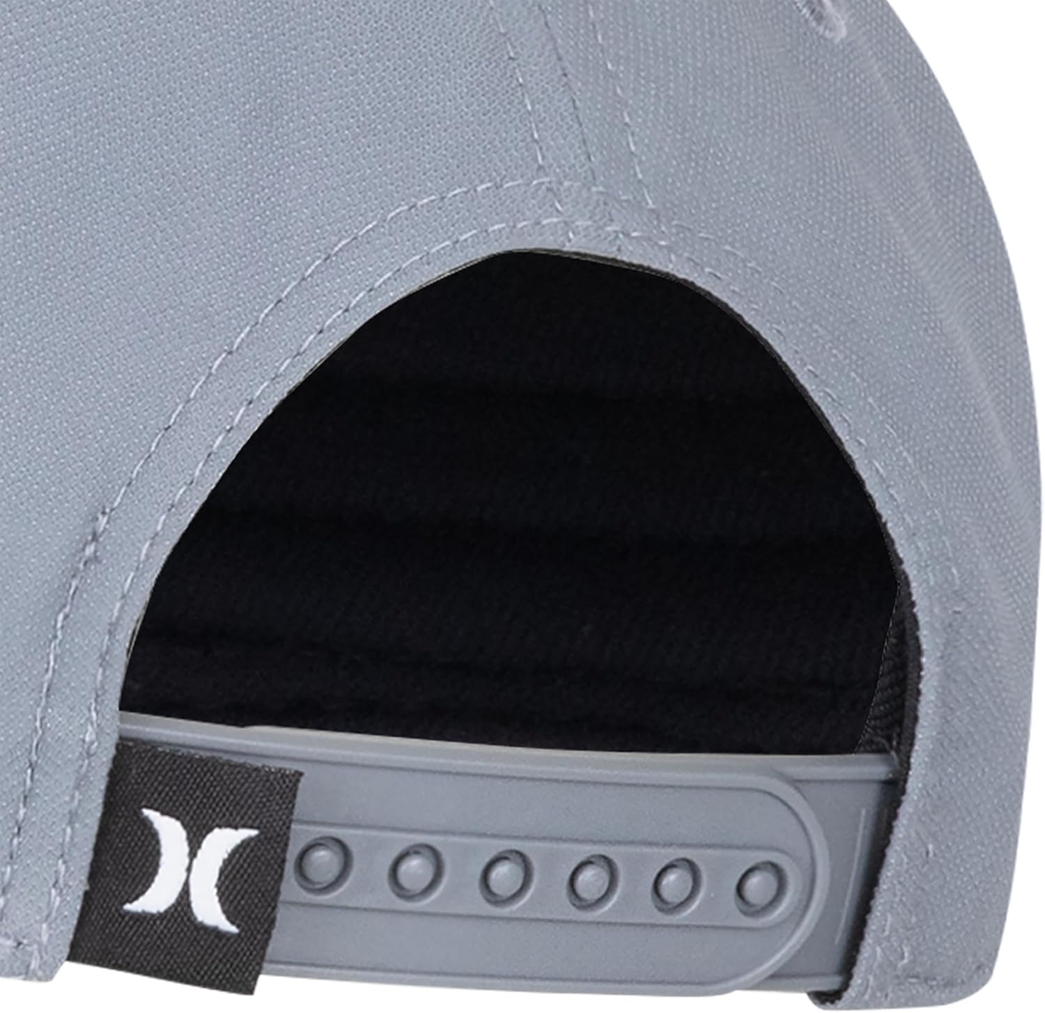 Hurley Kids’ H20-dri Baseball Hat(Cool Grey/Black)