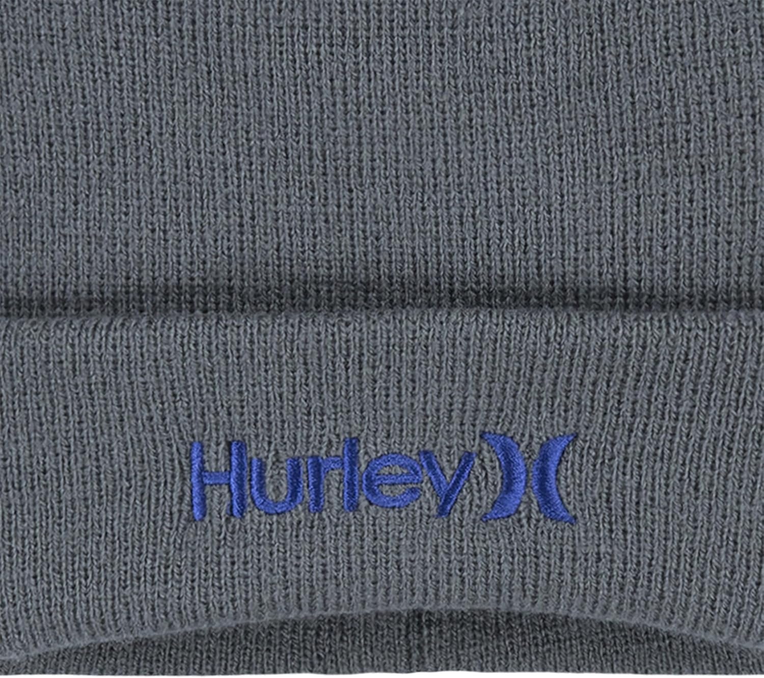 Hurley Kids’ Beanie and Glove Set(Dark Grey)