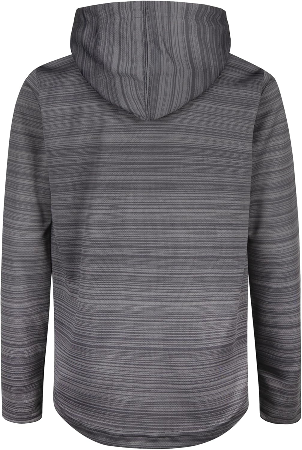 Hurley boys Long Sleeve Hooded Graphic T-shirt(Dark Grey Heather)