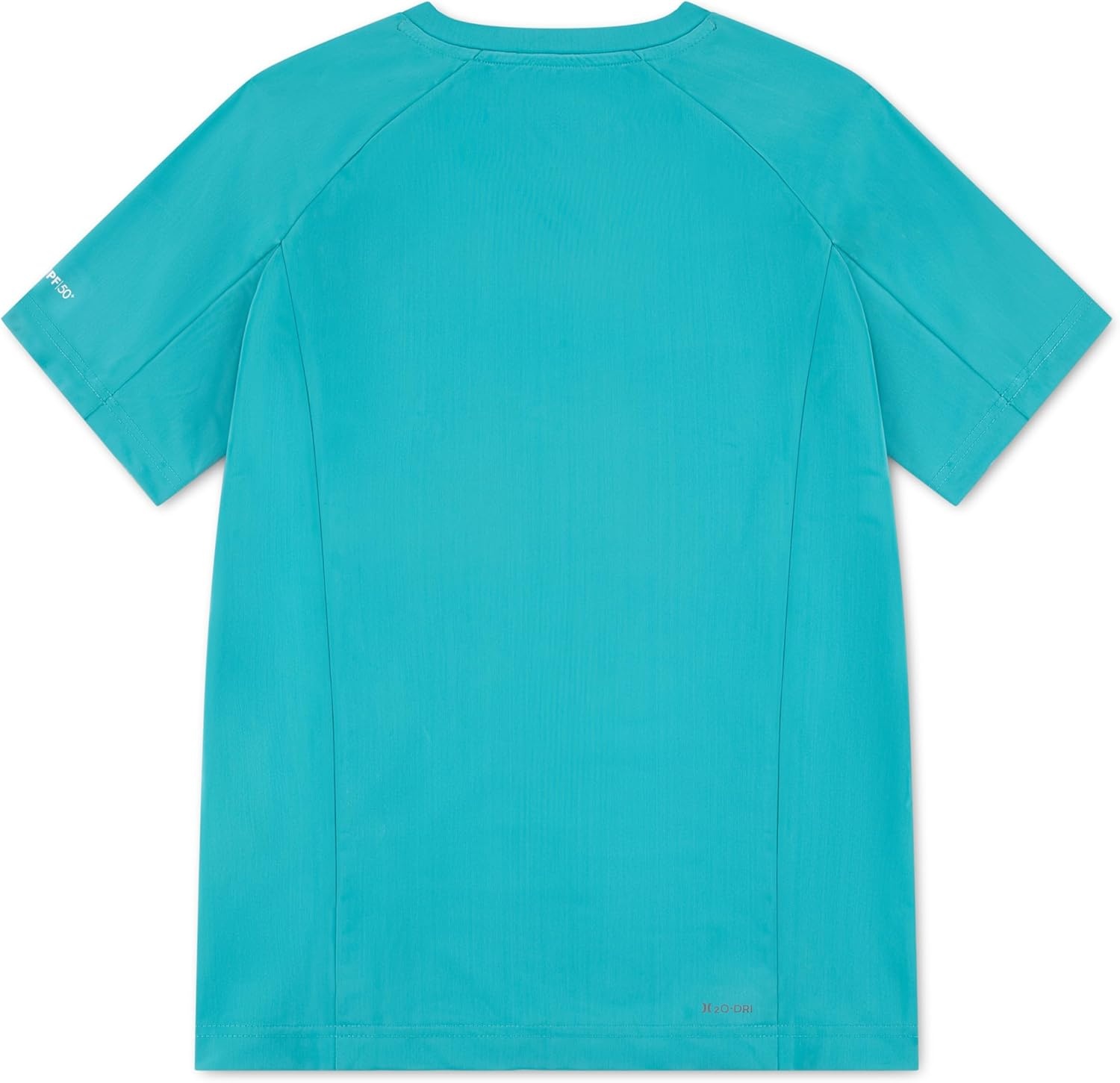 Hurley Boys UPF 50+ Rash Guard Swim Shirt(Barracuda Blue)