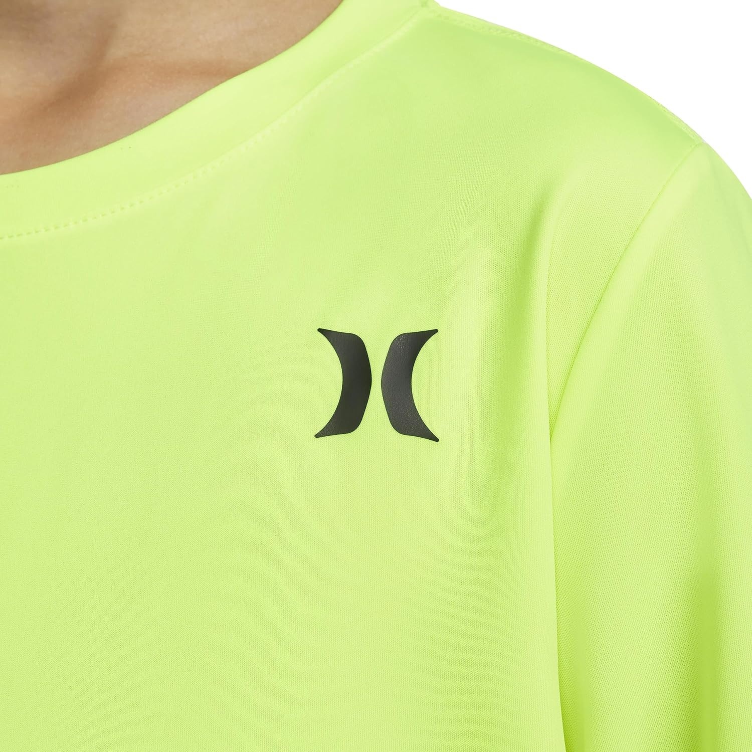 Hurley Boys’ Long Sleeve Graphic T-Shirt(Volt)