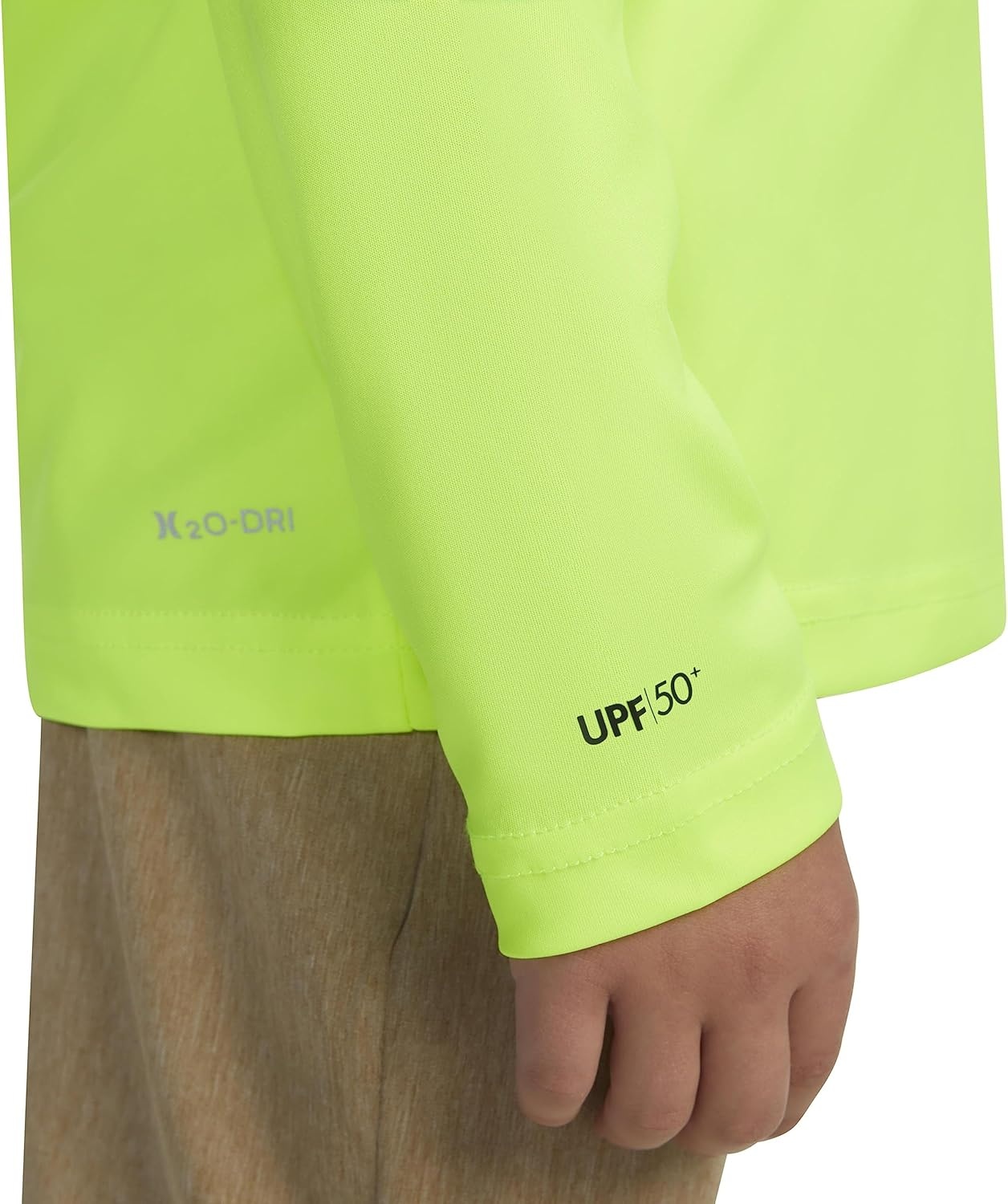 Hurley Boys’ Long Sleeve Graphic T-Shirt(Volt)