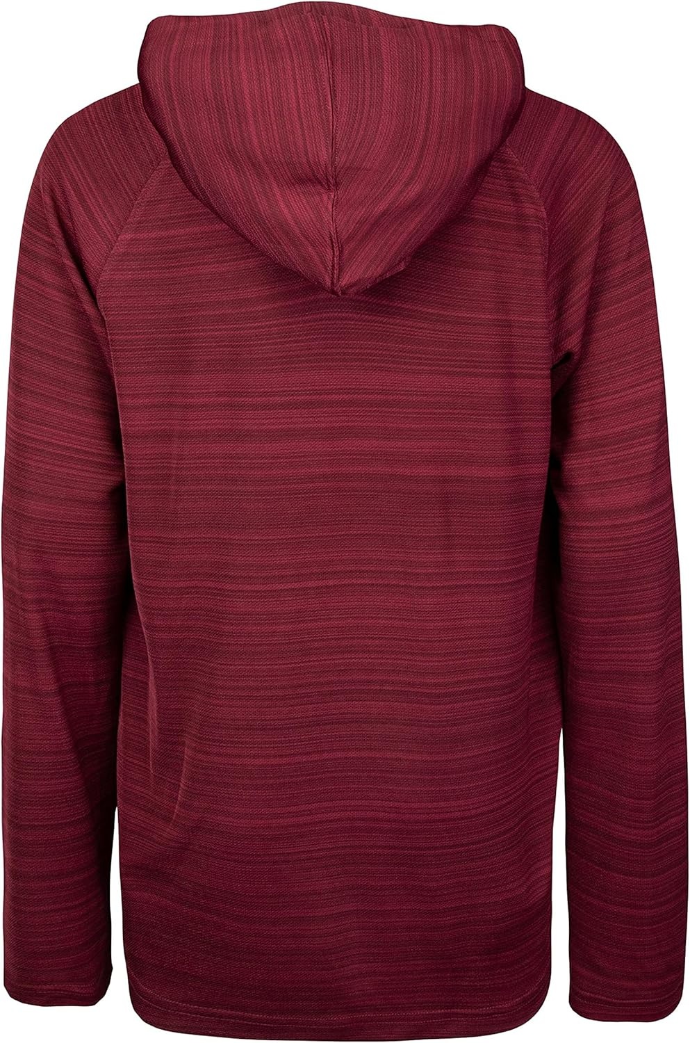 Hurley boys Long Sleeve Hooded Graphic T-shirt(Dark Beetroot Heather)