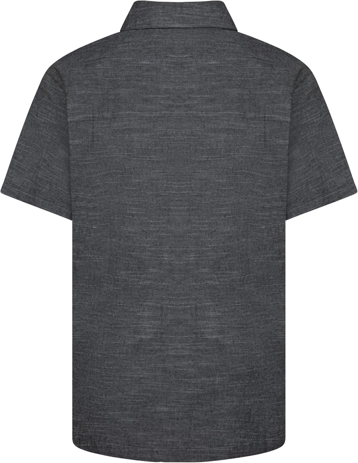 Hurley Boys’ Boys’ Woven Button Down Shirt(Black Chambray)