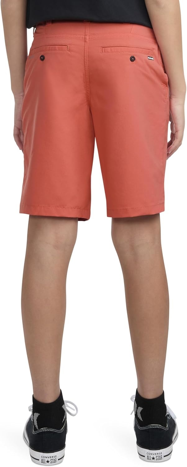Hurley Boys’ H20-dri Walk Shorts(Red Reef)