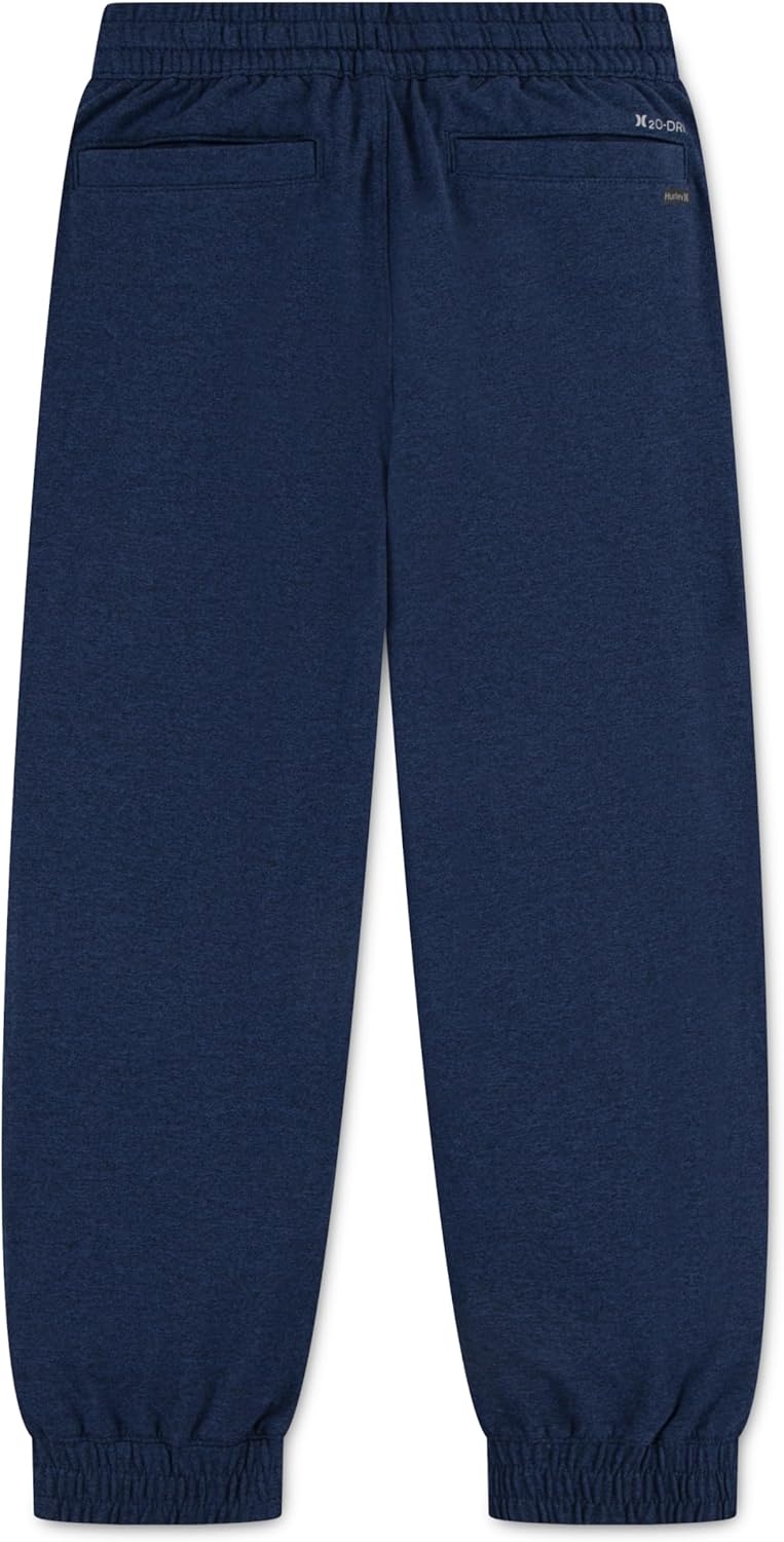 Hurley Boys’ Soft Knit Jogger Pants(Midnight Blue Heather)