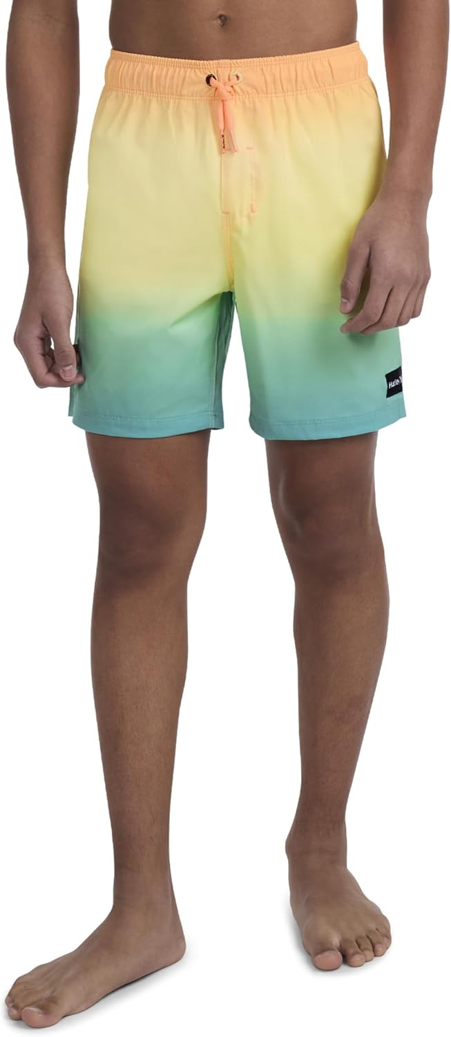 Hurley Boys’ Pull on Swim Trunks(Multi Ombre)