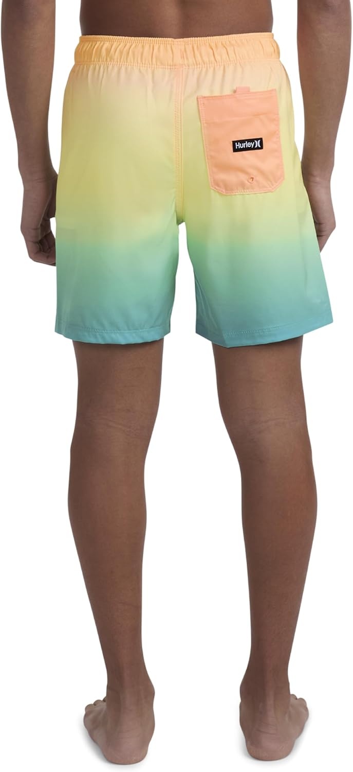 Hurley Boys’ Pull on Swim Trunks(Multi Ombre)
