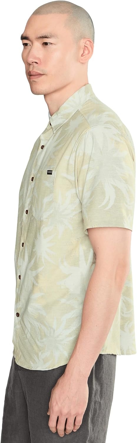 Hurley Men’s Newport Stretch Short Sleeve(Hazelnut)