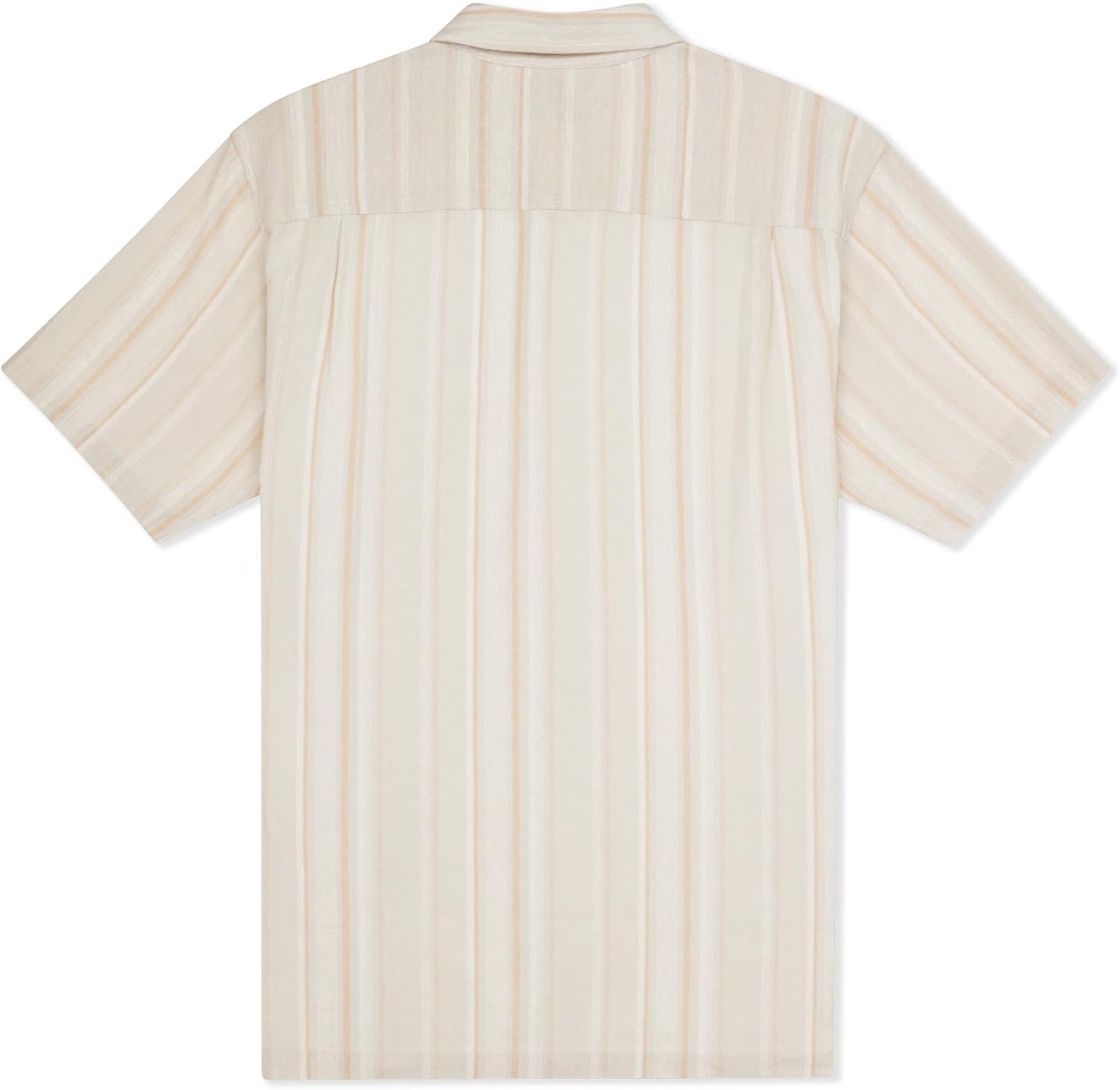 Hurley Men’s Short Sleeve Casual Button Down Shirt, Regular Fit, Chest Pocket(Bone)