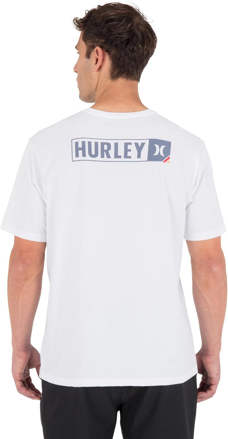 Hurley Mens All Seeing Short Sleeve(White/Grey)