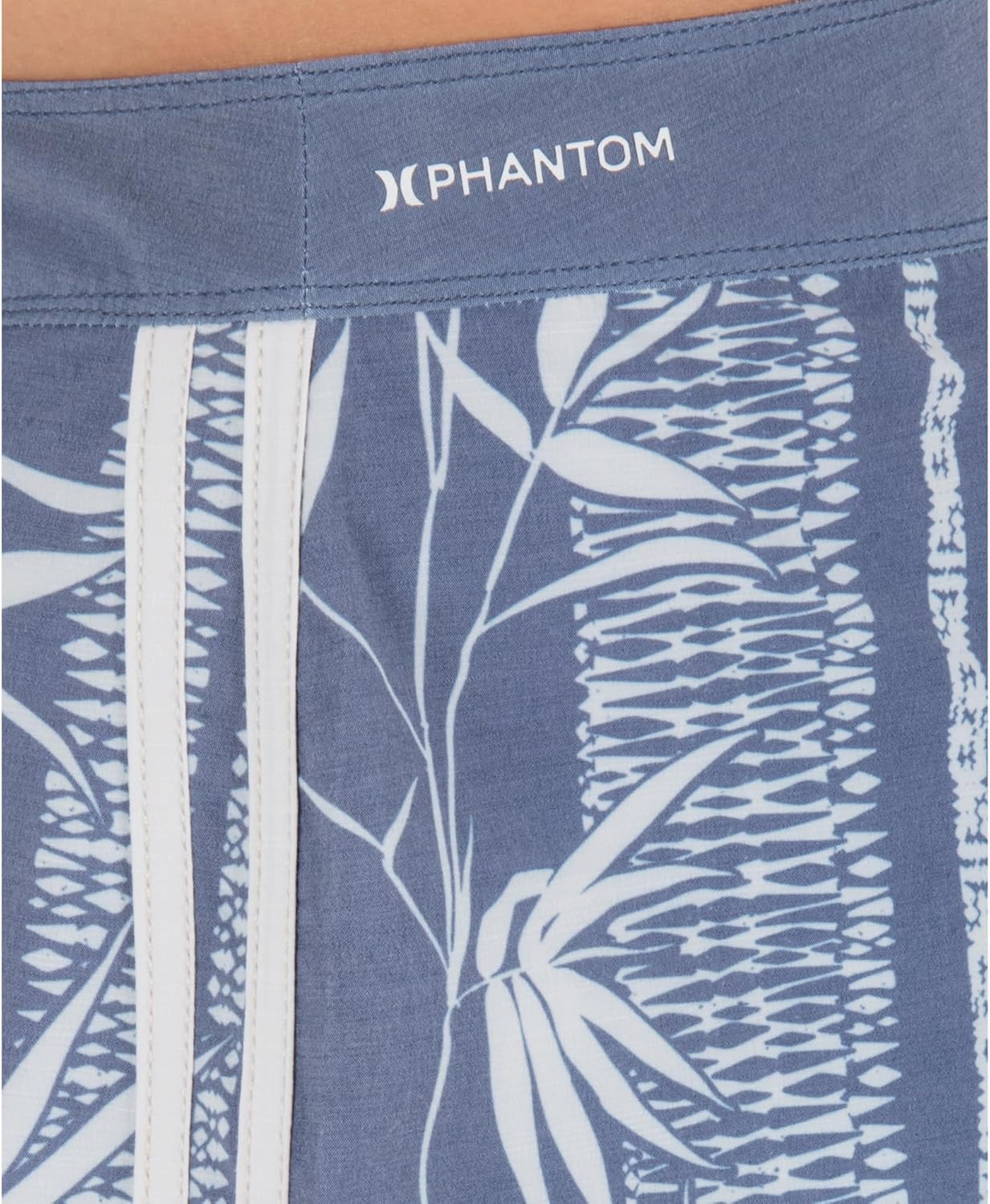 Hurley Men’s Phantom Naturals 4-Way Stretch 7″ Inseam Boardshort, 18″ Outseam, Quick Dry Swim Trunks(Monsoon)