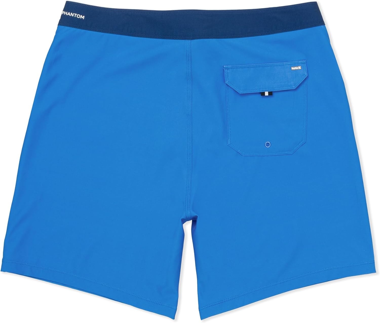 Hurley Men’s Phantom 4-Way Stretch 7″ Inseam Boardshort, 18″ Outseam, Quick Dry Swim Trunks(Seashore Blue)