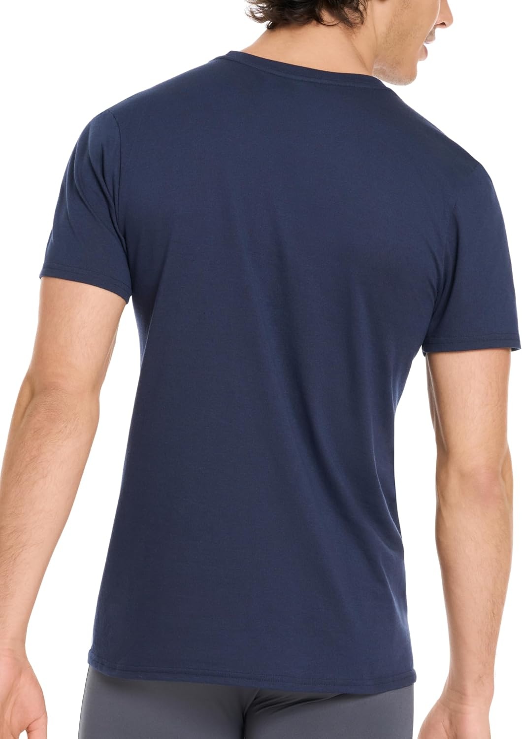 Hurley Men’s 2 Pack Cotton Crewneck Short Sleeve T-Shirt(Obsidian/Oatmeal Heather)