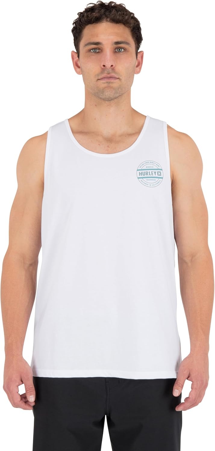 Hurley Men’s Filler Tank(White)
