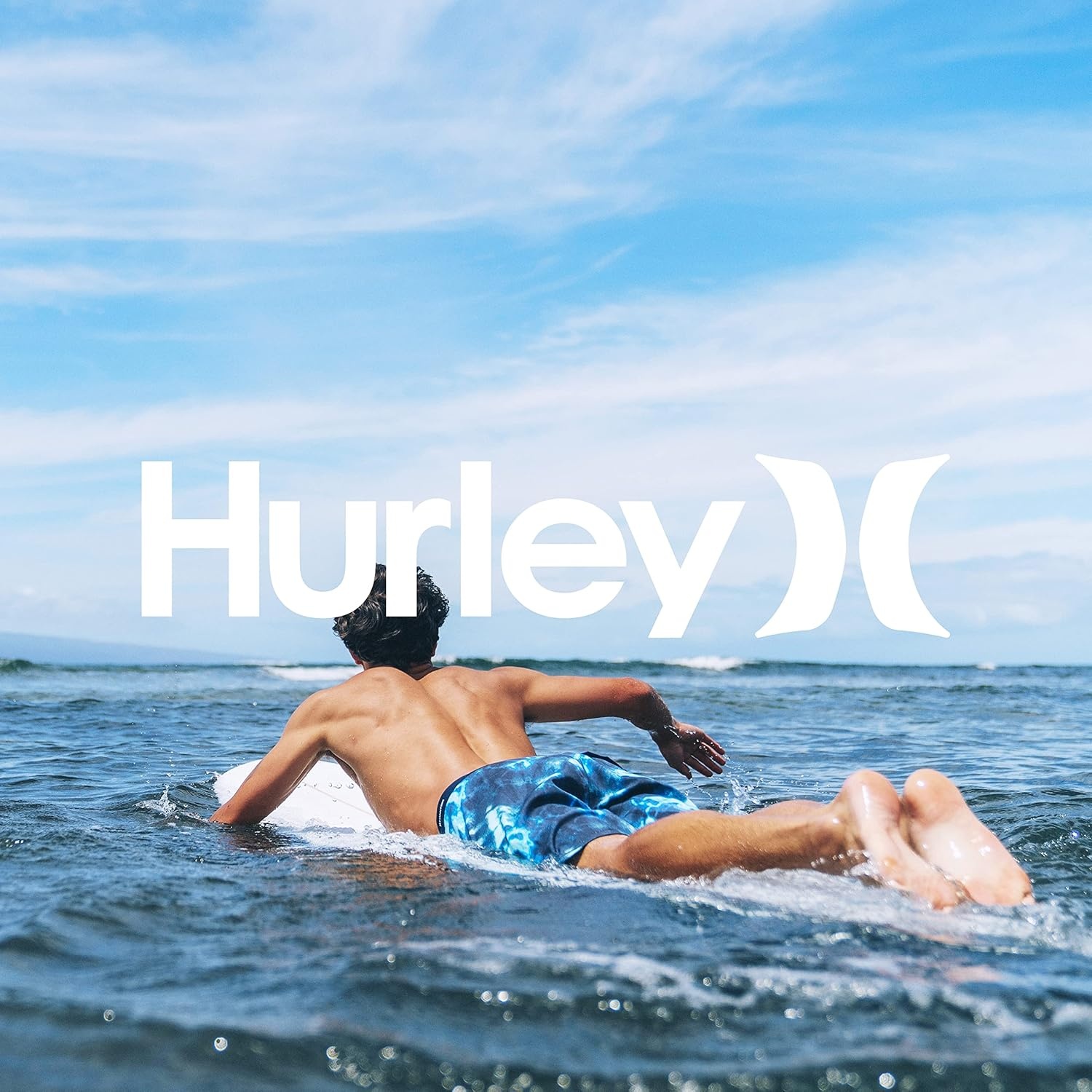 Hurley mens One and Only Phantom Heather 18″ Board Short(Teal Tinted)
