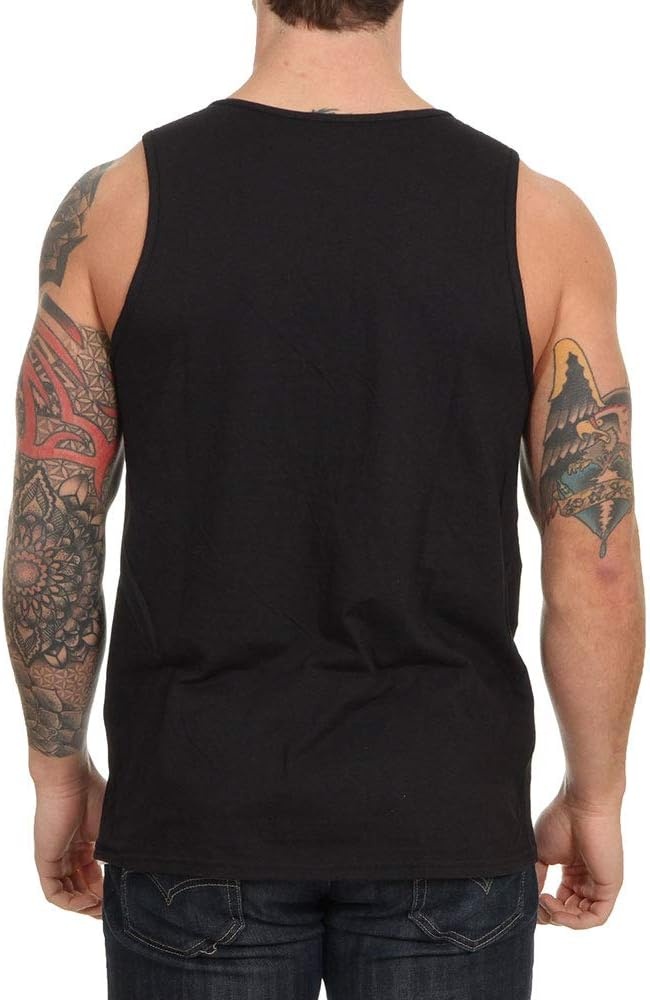 Hurley Men’s One & Only Graphic Tank Top(Black/(White))