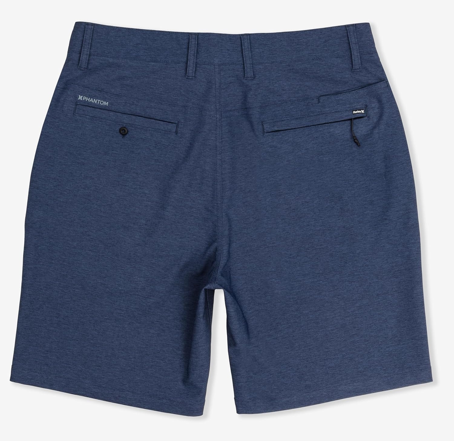 Hurley Men’s Phantom 4-Way Stretch Walk Shorts, 9″ Inseam 20″ Outseam, Quick Dry, Button Closure(Obsidian Blue)