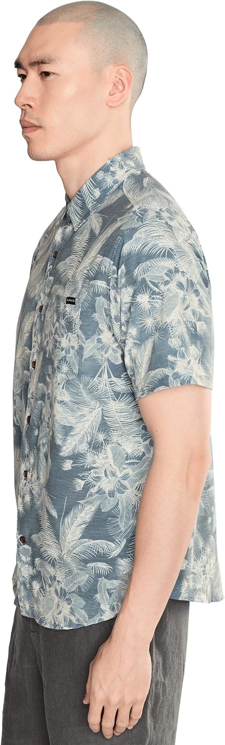 Hurley Men’s Newport Stretch Short Sleeve(Monsoon)