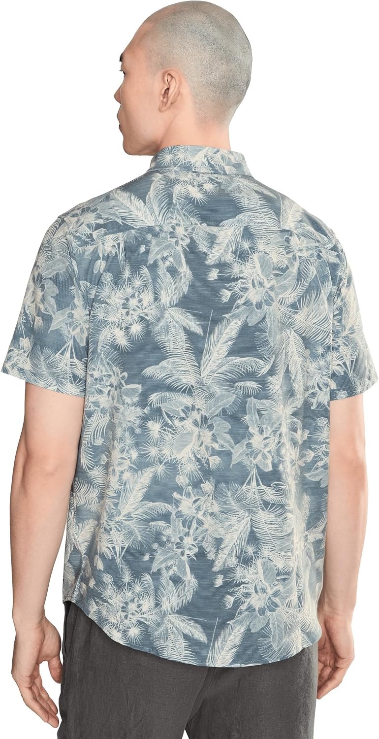 Hurley Men’s Newport Stretch Short Sleeve(Monsoon)